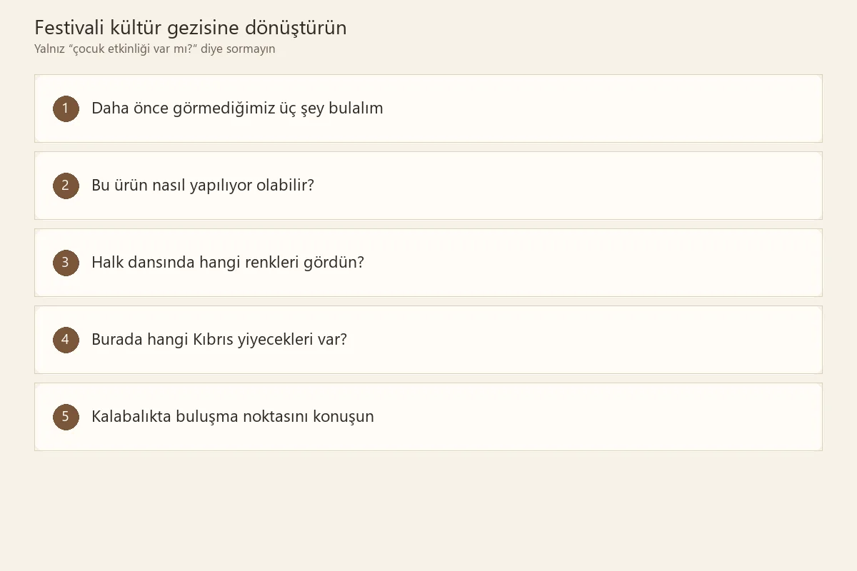 Kıbrıs’ta çocuklarla yerel festival ve kültür etkinliği