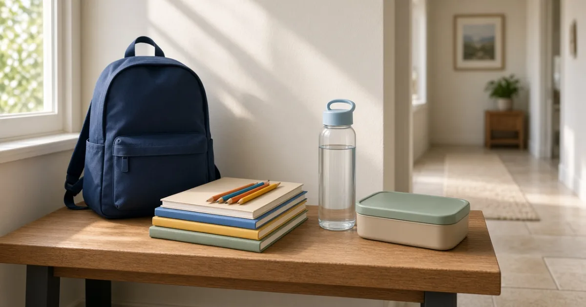 In Cyprus school bag, stationery and feeding expenses