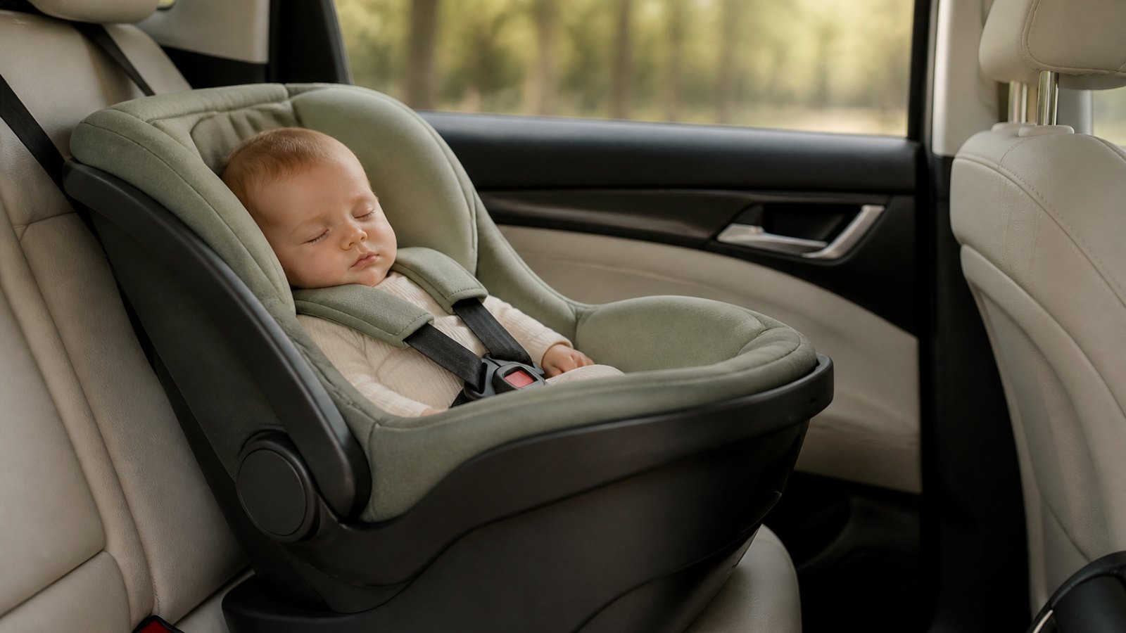 Arka sofa arkaya facing car onto the sofa safe in a way yerleştirilmiş baby