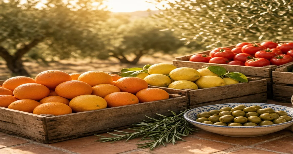 Kıbrıs’ta yerel pazarda narenciye, zeytin ve mevsimlik sebzeler